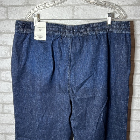 Free assembly denim crop jogger size xl - Picture 11 of 13